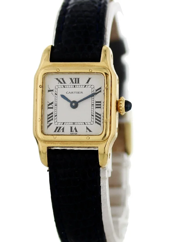 Cartier Santos Dumont Paris 18k Yellow Gold 15751 Watch