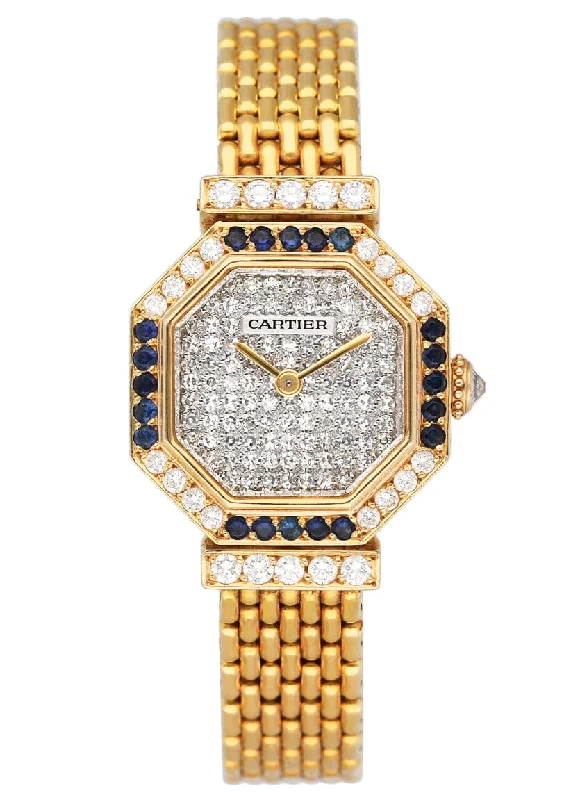 Cartier Paris Andine Diamond Sapphire Ladies Watch