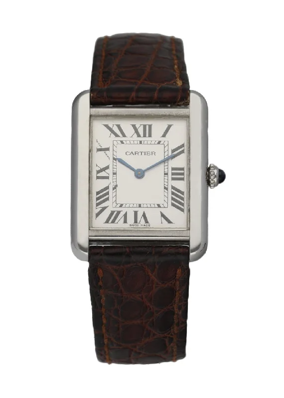 Cartier Tank Solo 2716 Stainless Steel Ladies Watch