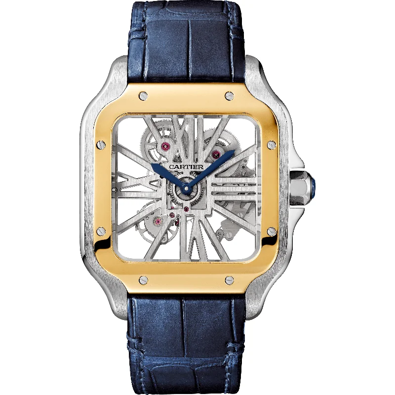 Santos de Cartier skeleton watch WHSA0019