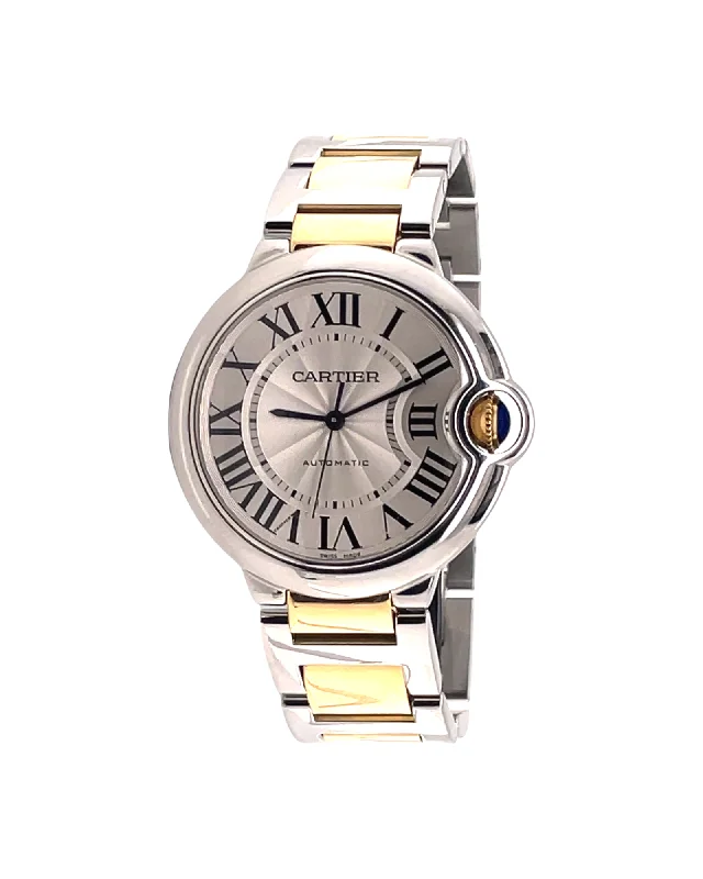 Cartier Ballon Bleu De Cartier Watch 36mm 18K Yellow Gold Stainless Steel W2BB0030