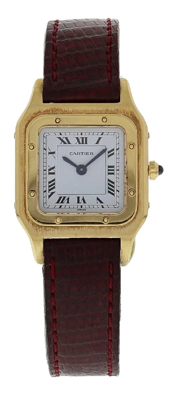 Cartier Santos Dumont 1576 Mechanical 18k Yellow Gold