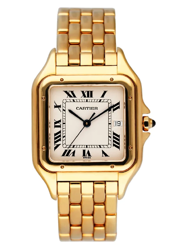 Cartier Panthere Large 1060 18K Yellow Gold Mens Watch