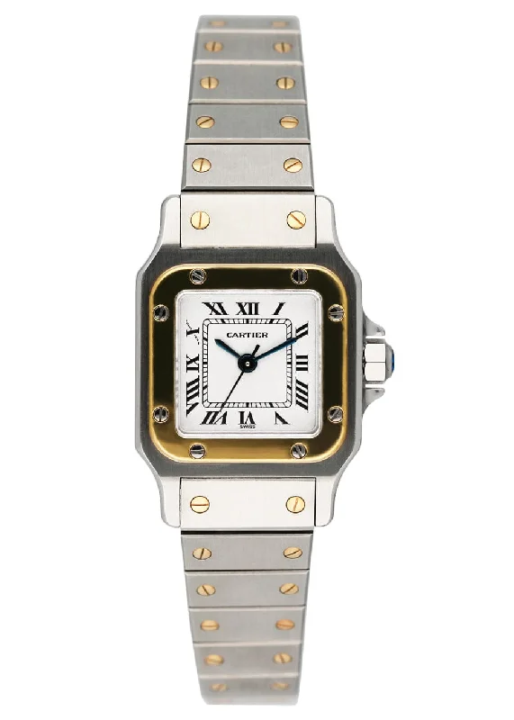 Cartier Santos Galbee 0902 Two-Tone Automatic Ladies Watch