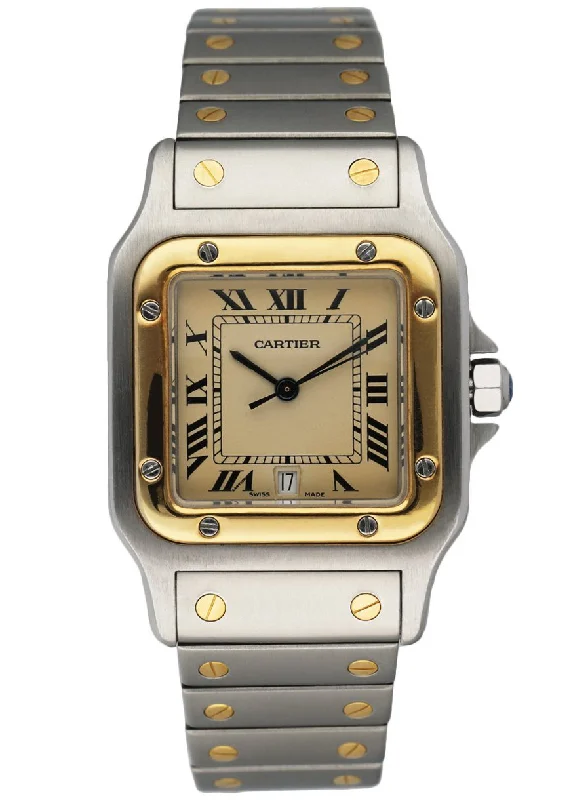 Cartier Santos Galbee 187901 Two Tone Men's Watch