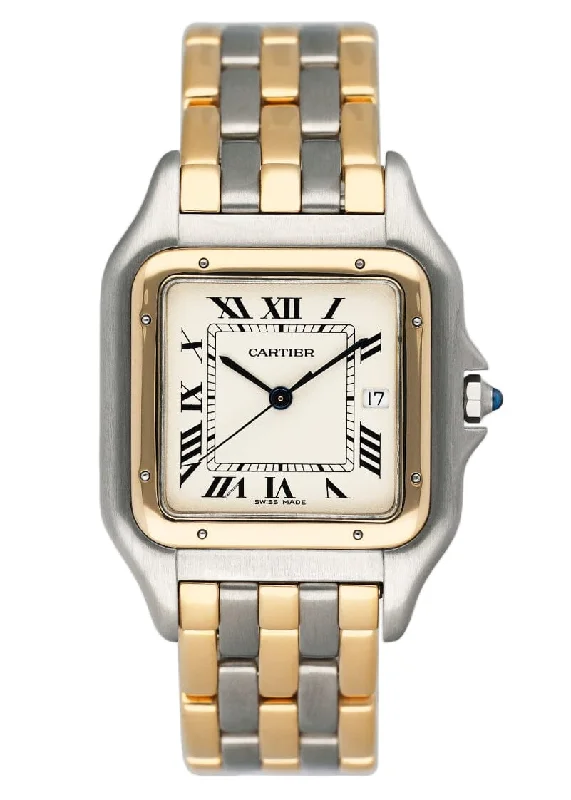 Cartier Panthere Jumbo 83957 Three Row Mens Watch