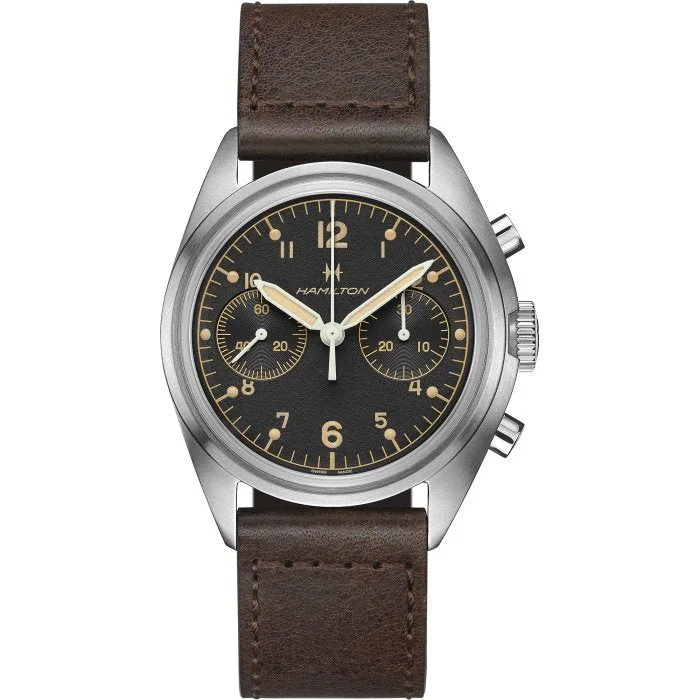 Hamilton Khaki Aviation Pilot Pioneer Mechanical Chronograph 40mm H76409530 - Arnik Jewellers