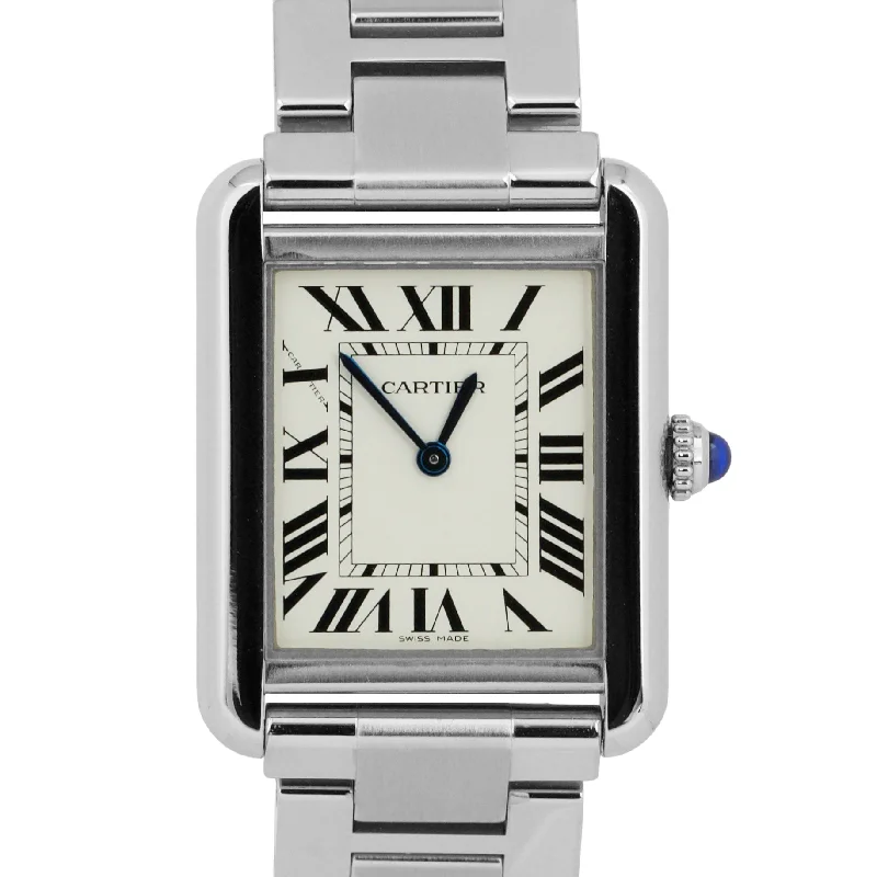 MINT PAPERS Cartier Tank Solo 31mm Stainless Steel W5200013 3710 Quartz BOX