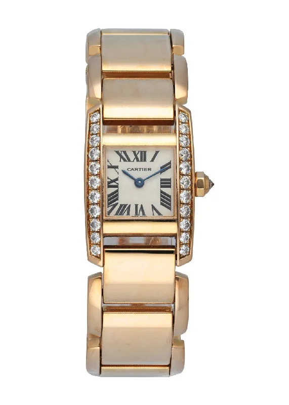 Cartier Tankissime 2801 18k Rose Gold Quartz Ladies Watch