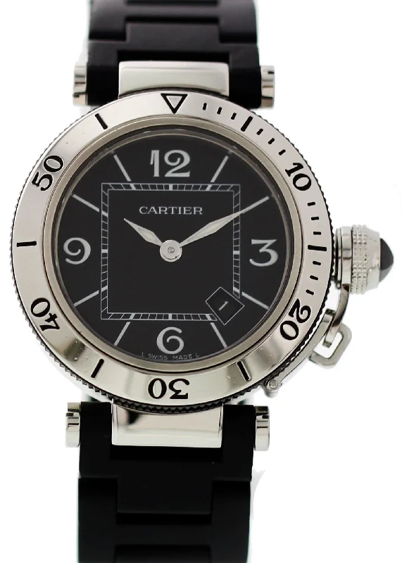 Cartier Pasha Ladies Seatimer 3025 Box and Papers