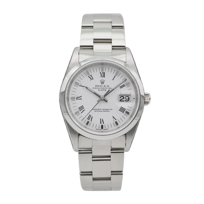 Rolex Oyster Perpetual Date 34mm Stahl 15200 - 2002