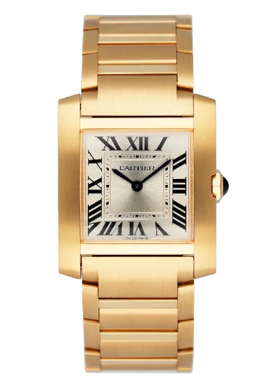 Cartier Tank Francaise WGTA0113 18K Yellow Gold Watch Box Papers