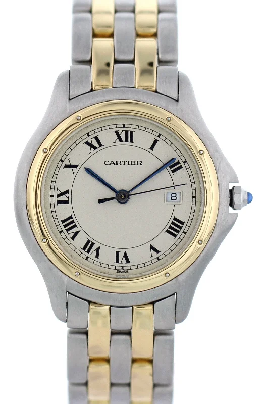 Large Cartier Panthere Cougar 118000R Two Tone