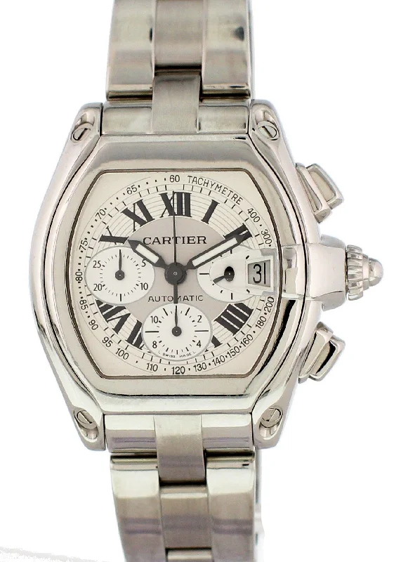 Cartier Roadster XL Chronograph 2618 Mens Watch