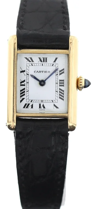 Cartier Vintage  Tank 18K Yellow Gold Ladies