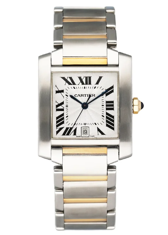 Cartier Tank Francaise W51005Q4 Two Tone Mens Watch