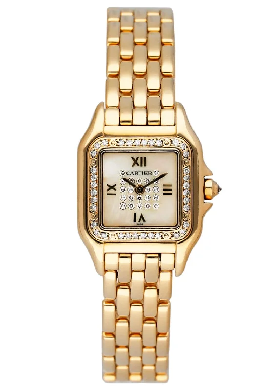 Cartier Panthere 8691 MOP Diamond Dial Ladies Watch