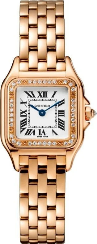 Cartier Panthere WJPN0008 Small Size Pink Gold Watch Box Papers NEW