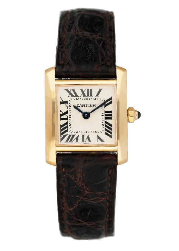 Cartier Tank Francaise 1820 18K Yellow Gold Ladies Watch