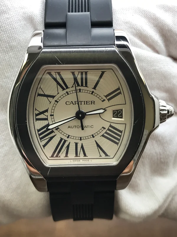 Cartier Roadster 3312 White Dial Automatc Men's Watch