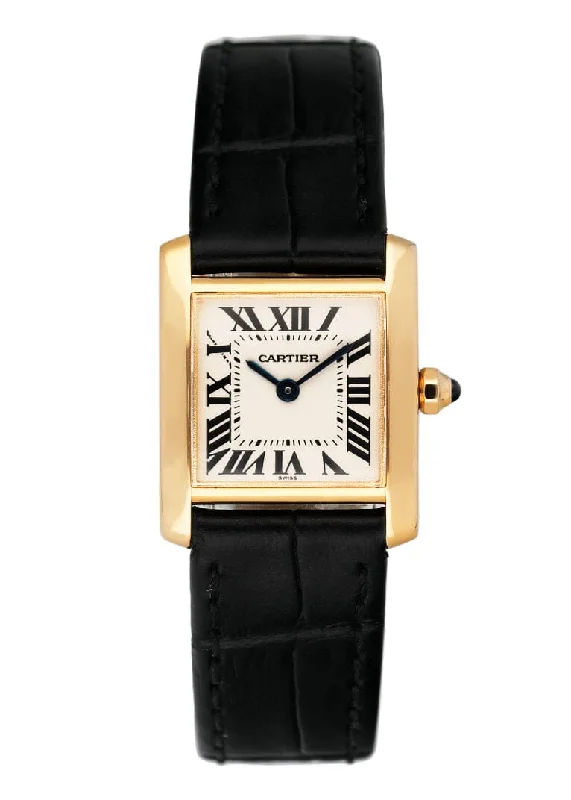 Cartier Tank Francaise 1820 18K Yellow Gold Ladies Watch