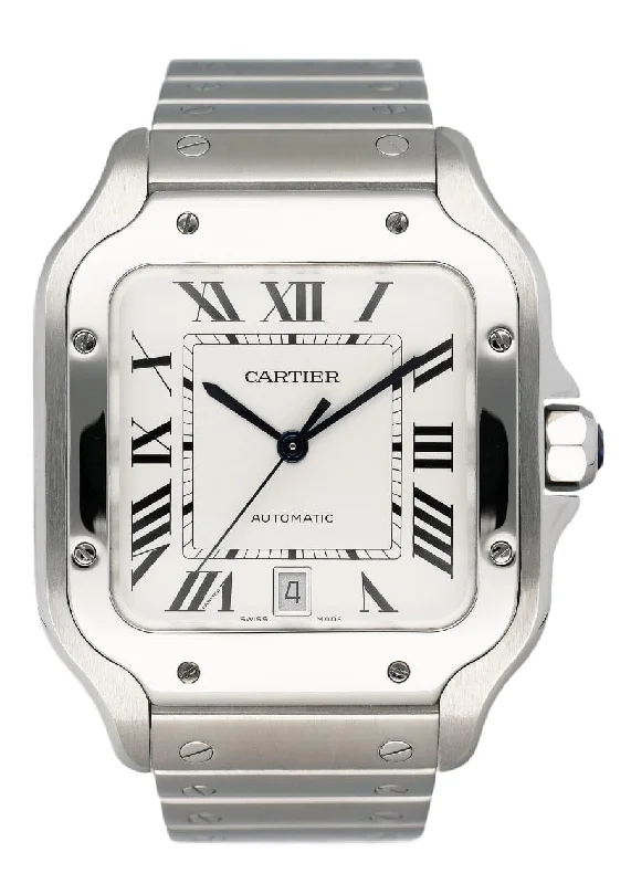 Cartier Santos WSSA0018 Large Size Mens Watch