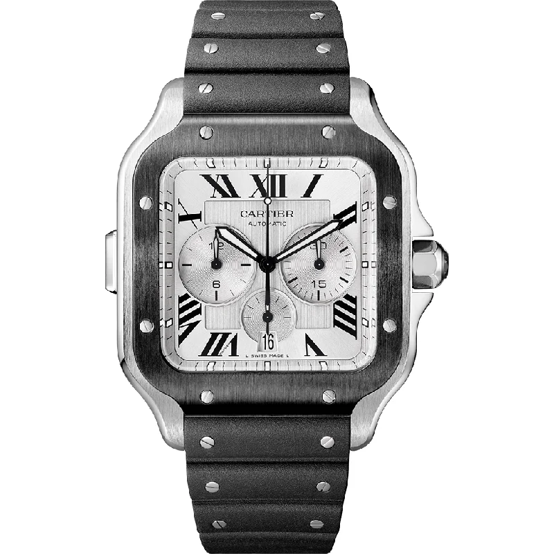 Santos de Cartier Chronograph watch CRWSSA0017