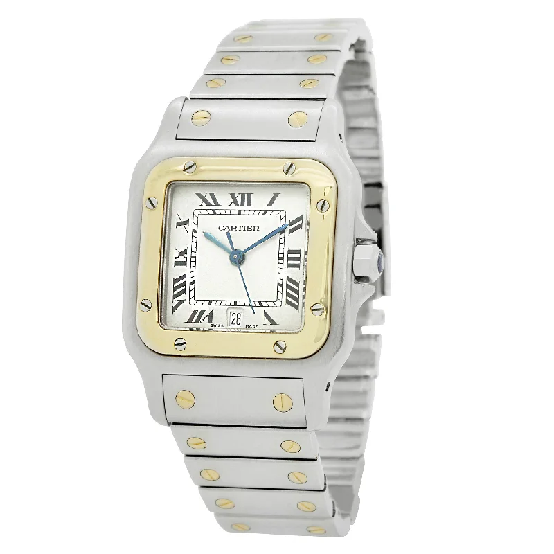 Cartier Santos Galbee ladies galbee White Dial Quartz Women's Watch