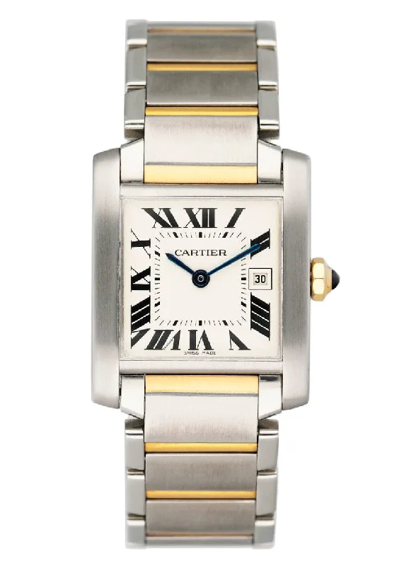 Cartier Tank Francaise 2465 Two Tone Midsize Watch