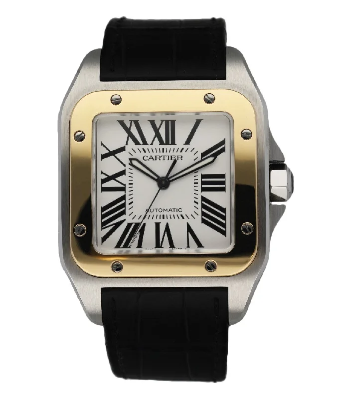 Cartier Santos 100 2656 Stainless Steel Automatic Men's Watch