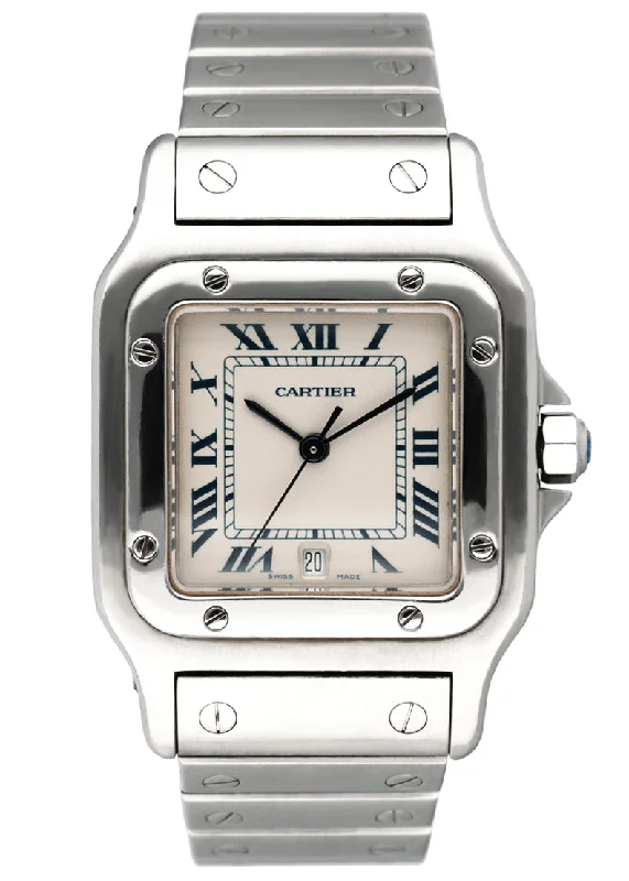 Cartier Santos Galbee 987901 Stainless Steel Mens Watch