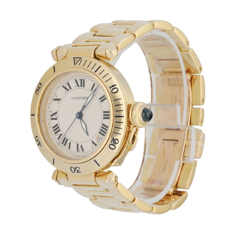 Cartier Pasha 1035.1 18K Yellow Gold Men's Watch