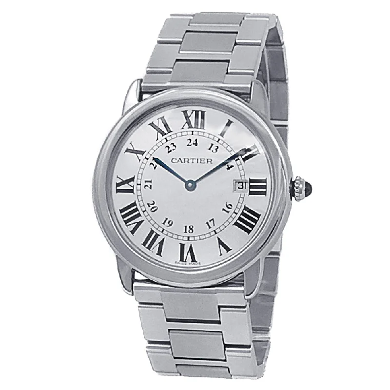 Cartier Ronde Solo Stainless Steel Quartz Silver Men's Watch W6701005