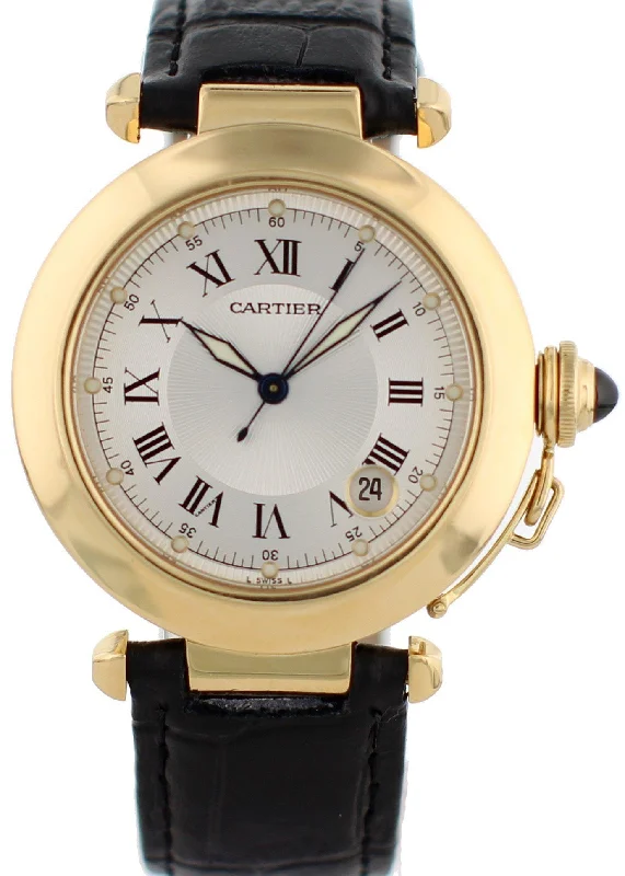 Cartier Pasha de Cartier 1028 18K Yellow Gold Mens Watch