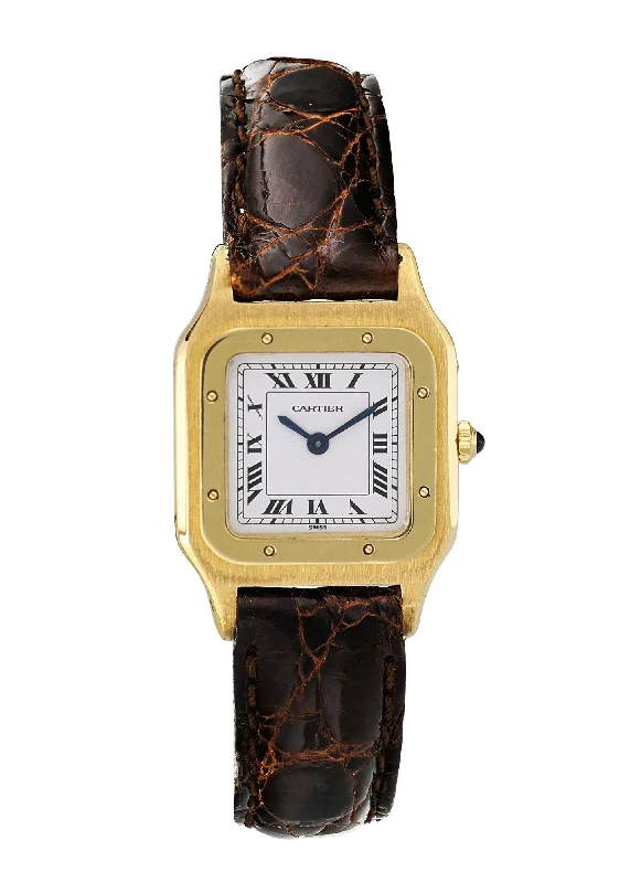 Cartier Paris Santos Dumont 18k Ladies Watch