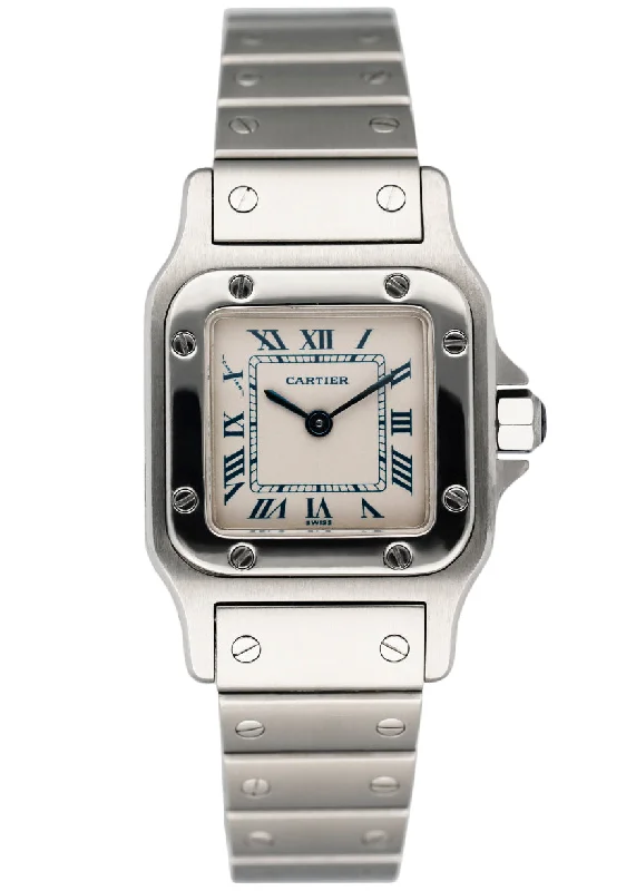 Cartier Santos Galbee 1565 Stainless Steel Ladies Watch