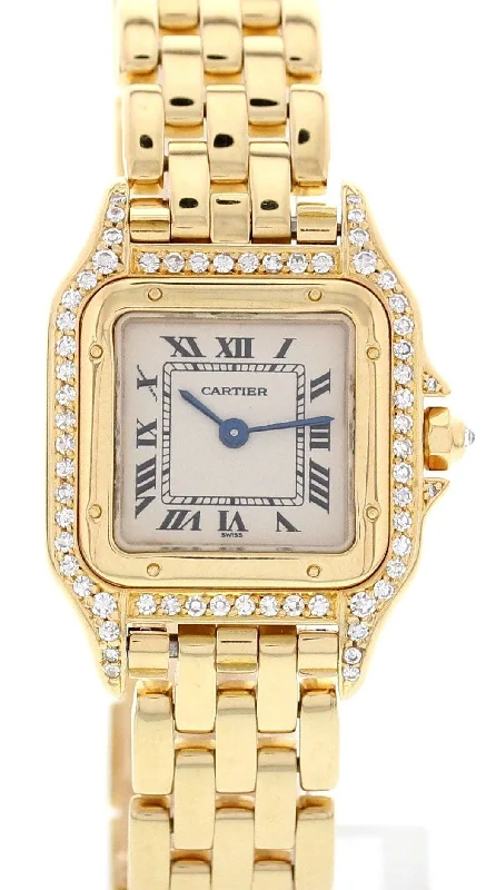 Cartier Panthere 18k Diamond Ladies Watch