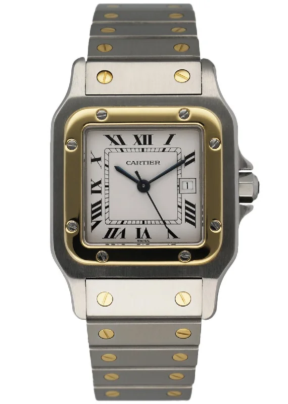 Cartier Santos Galbee Two Tone Men's Watch