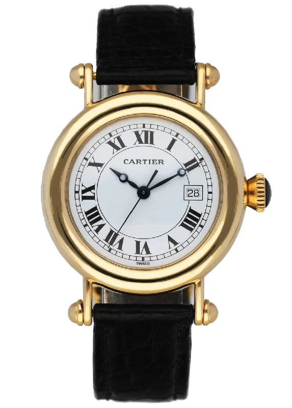 Cartier Diabolo 1420 18K Yellow Gold Ladies Watch