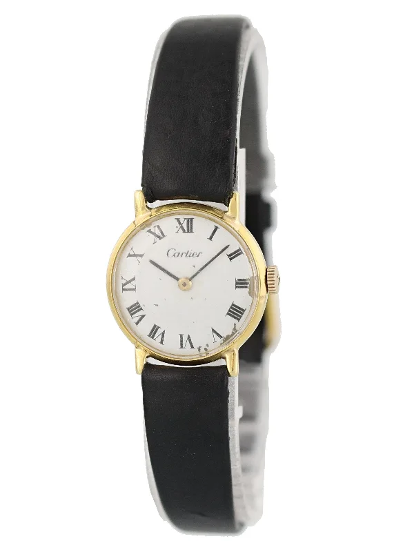 Cartier 18K Yellow Gold Vintage Ladies Watch