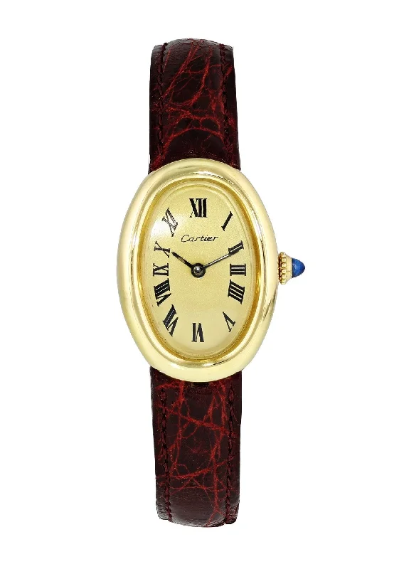 Cartier Baignoire 7743 Yellow Gold Watch