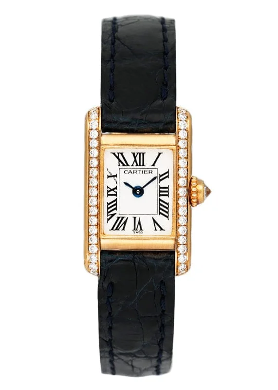 Cartier Tank Mini WB200751 Diamond Ladies Watch