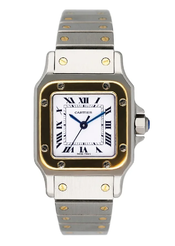 Cartier Santos Galbee 0902 Two-Tone Automatic Ladies Watch