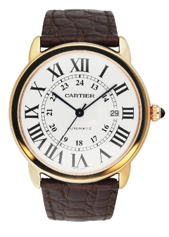 Cartier Ronde Solo W6701009(3516) 18K Rose Gold XL Men's Watch