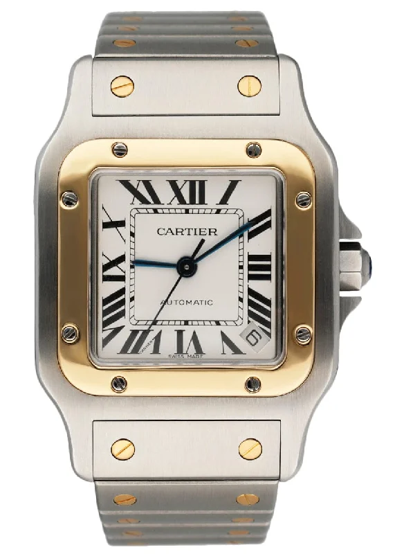 Cartier Santos Galbee W20099C4 Two-Tone Mens Watch