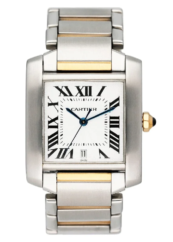 Cartier Tank Francaise W51005Q4 Two Tone Mens Watch