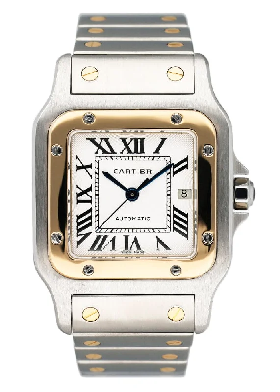 Cartier Santos Galbee W20058C4 Two Tone Ladies Watch