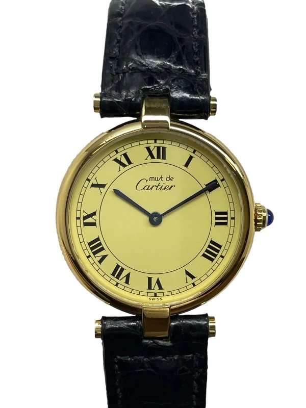 Cartier Must de Cartier Vermeil 590003 Champagne Dial Quartz Women's Watch