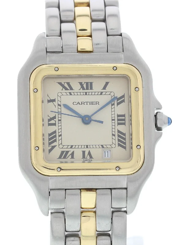 Midsize Cartier Panthere 1100 18K Yellow Gold & SS