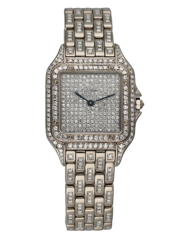 Cartier Panthere 18K White Gold Full Factory Diamonds